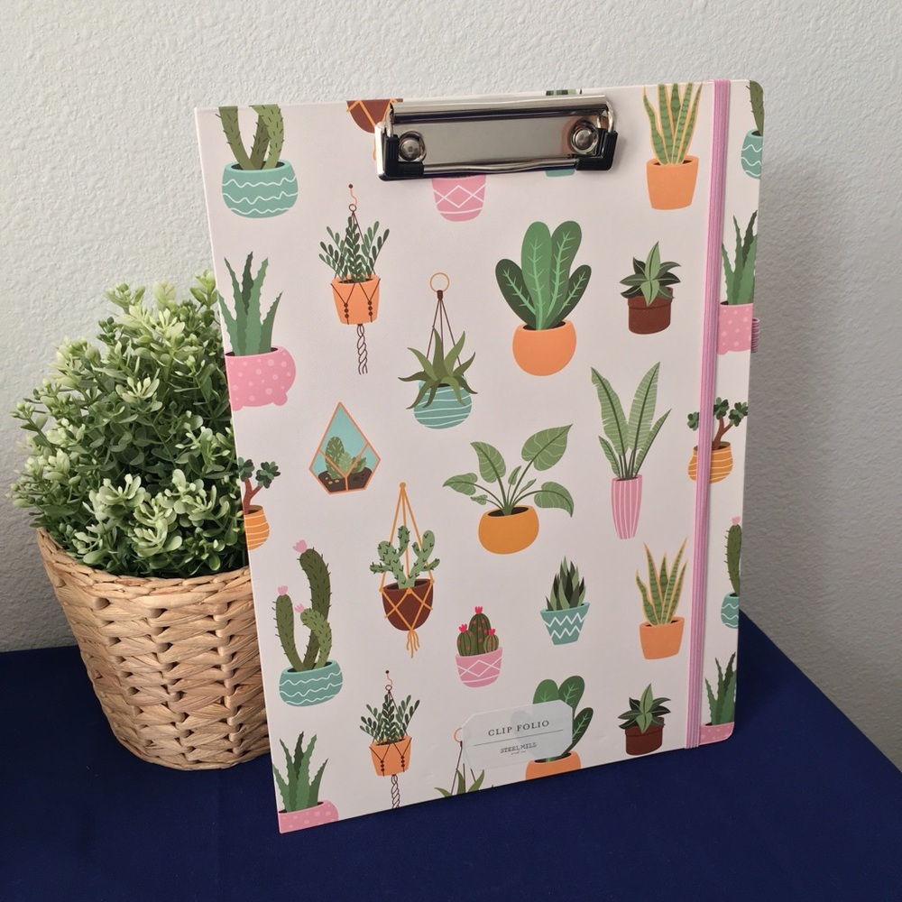 Houseplants and Succulents Padfolio